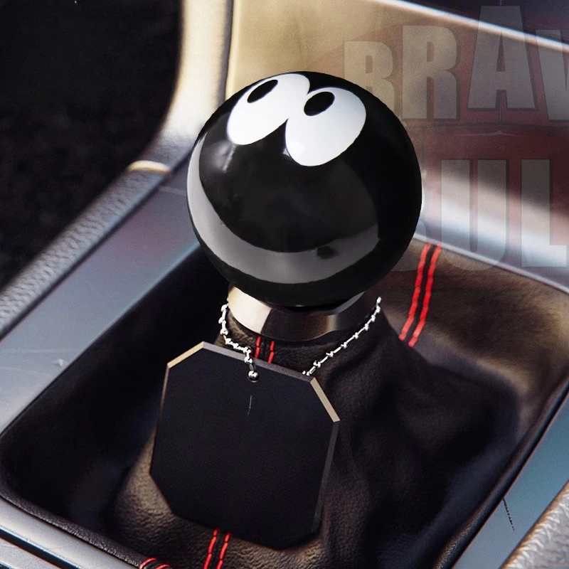 Perilla de cambio de parodia, manija de engranaje universal modificada, primera transmisión manual, palanca de transmisión automática, accesorios interiores de coche