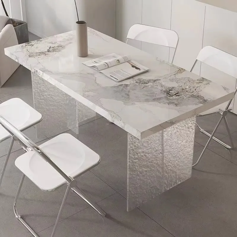 Italian Nordic Dining Tables Square Design Study Living Room Dining Tables Salon Luxury Modern Tavolo Pranzo Home Furniture