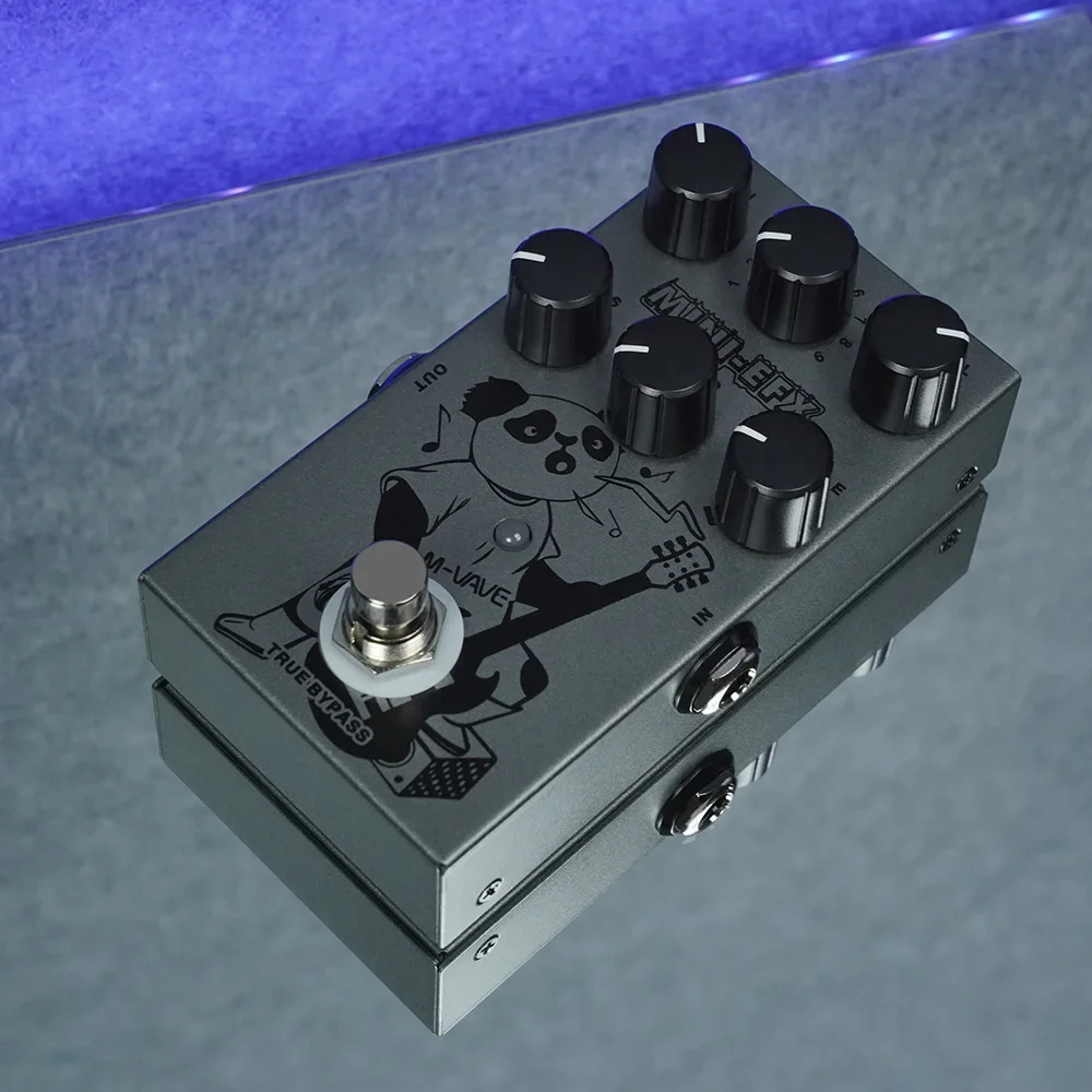 

Педаль мультиэффектов для гитары M-VAVE MINI-EFX 4 Overdrive 4 Distortion True Bypass Effects Boost 3-полосный эквалайзер Педаль для гитары
