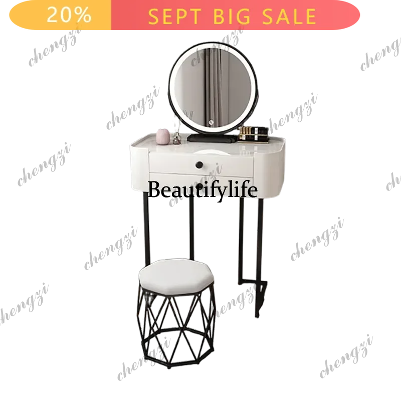 Nordic Bedroom Vanity Table Narrow Design Minimalist Aesthetic Vanity Table High Quality Classic Makyaj Masası Furniture Home