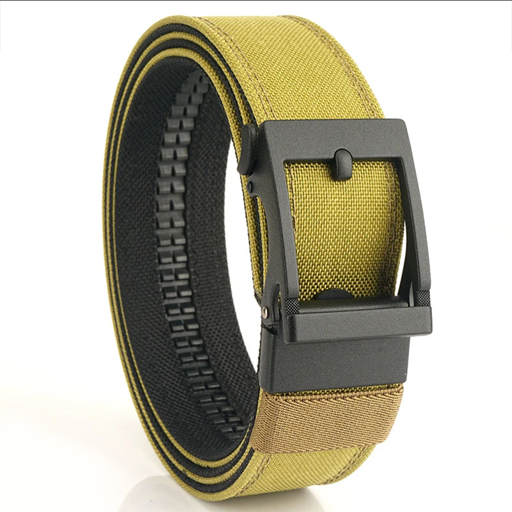 Ceinture élastique unisexe en nylon pour hommes, boucle à dégagement rapide en alliage, ceinture tactique suspendue pour odormilitaire, accessoires