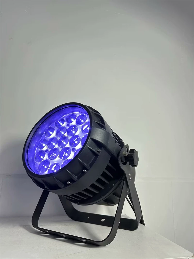 6 szt. Zoom wodoodporny LED Par puszka 19x18W 6 rgbwa uv DMX led par światło powiększające Disco sprzęt Dj