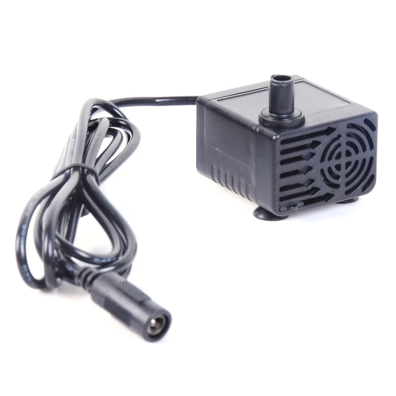 Cực êm 9V-12V 4-5W 500L Tốc độ dòng chảy Máy bơm không chổi than chống nước Mini Dropship