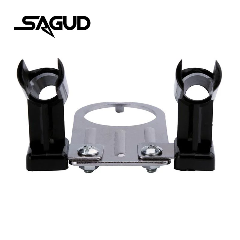 SAGUD Mini Simple Airbrush Holder Attach Compressor 2 Capacity Spray Gun Holder Accessories Stand Support Airbrushes Paint Hobby