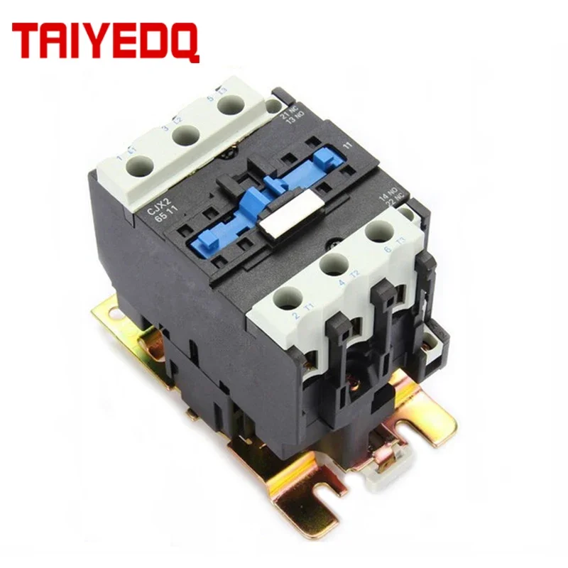 CJX2-6511 AC Contactor 65A AC Magnetic Contactor LC1-D6511 Motor Contactor Switch AC220V/380V 50/60HZ