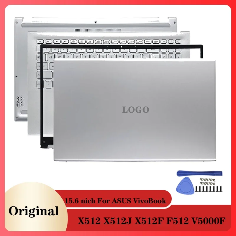 

Laptop Accessories Case For ASUS Vivobook X512 X512F F512 V5000F Notebook LCD Back Cover/Front Bezel/Palmrest/Bottom Case