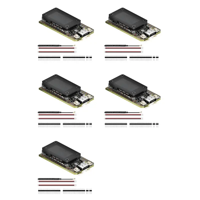 

Electronexus-5X Lora 32 V4 Meshtastic ESP32 SX1262 0.96Inch OLED Solar Powered Dev-Board Mesh Network Wifi Lora BLE Low Power，5X