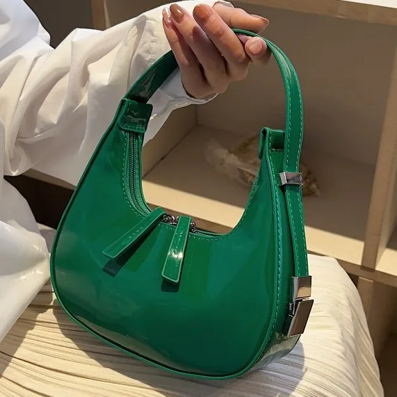 Korean style women's wide shoulder strap crossbody bag versatile shoulder handbag light luxury commuter Makeup bag bow bag