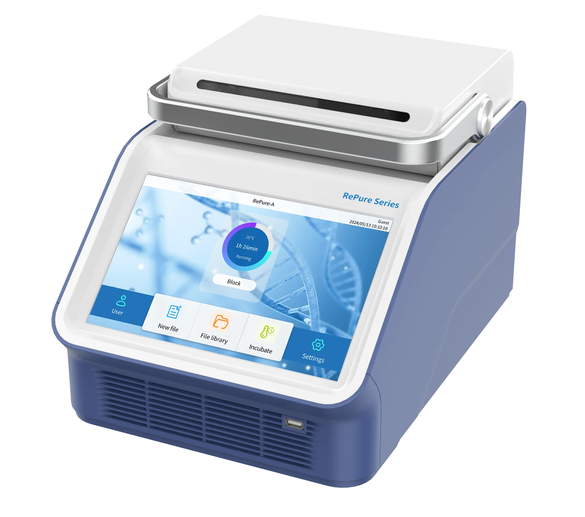 Termocykler serii RePure Pcr 3 bloki Maszyna do PCR z potrójnym blokiem gradientowym