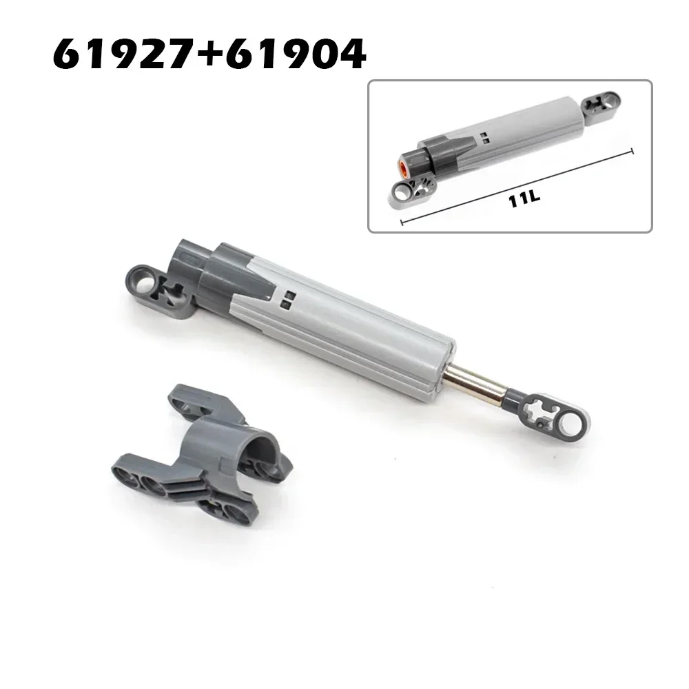 MOC Pneumatische Teile Schlauch Luftpumpe Tank Schubstange Putter Schalter Zylinder Air Power Ziegel Legoeds-Kompatibel Baustein