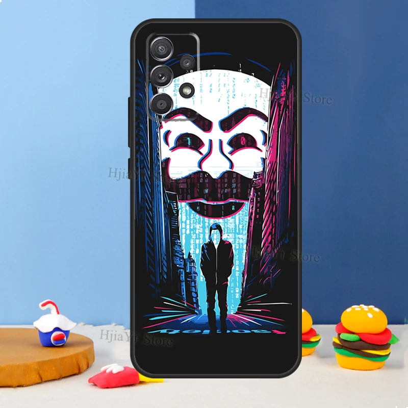 Mr Robot Fsociety Case For Samsung A54 A34 A14 A13 A23 A33 A53 A73 A51 A71 A72 A12 A22 A32 A42 A52 Back Cover