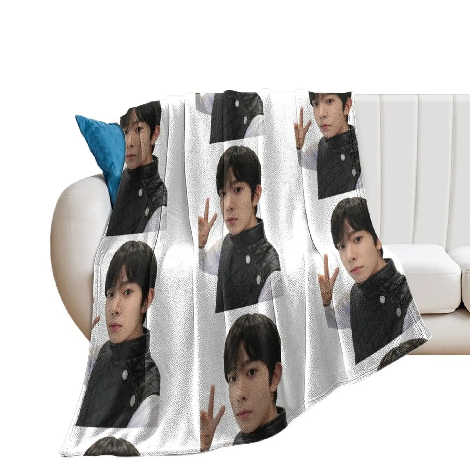 

Heeseung Selca I-LAND Throw Blanket sofa bed Tourist Single Blankets