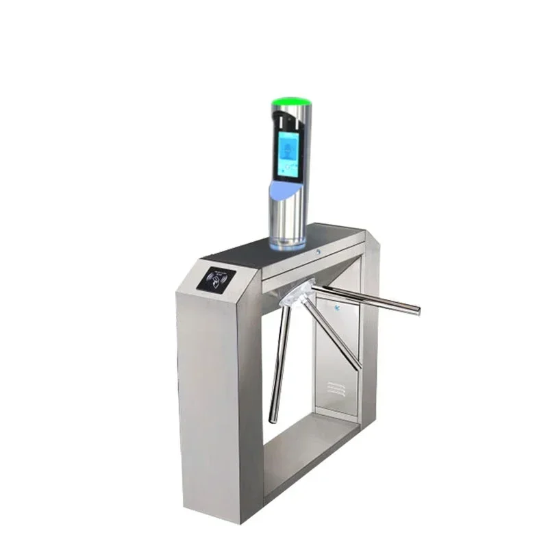 

Biometric Gym Access Security Turnstile Pedestrian Gate with Face Recognition and Ticket Validation Tripod Turnstiles