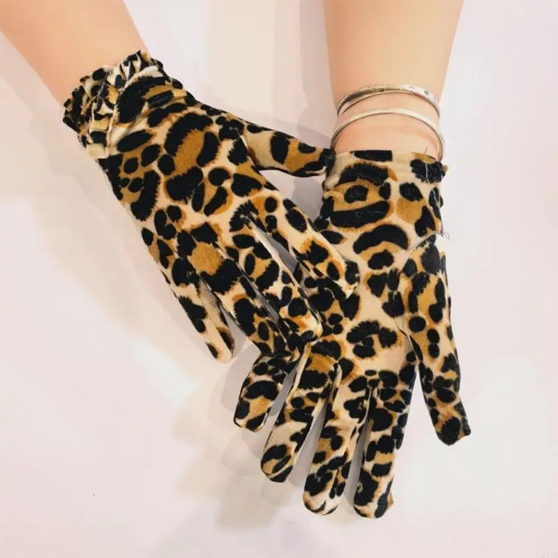 Rękawiczki unisex 270D z nadrukiem zwierzęcym Miękkie tekstylia poliestrowe Komfort podczas aktywności na świeżym powietrzu
