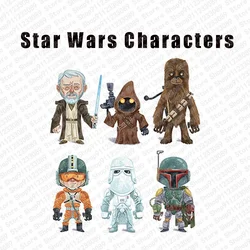 Din Djarin klocki Jango Boba Fett cegła Koska Reeves rysunek Luke Skywalker Mini figurki Moff Gideon Cara wydma zabawka dla dzieci