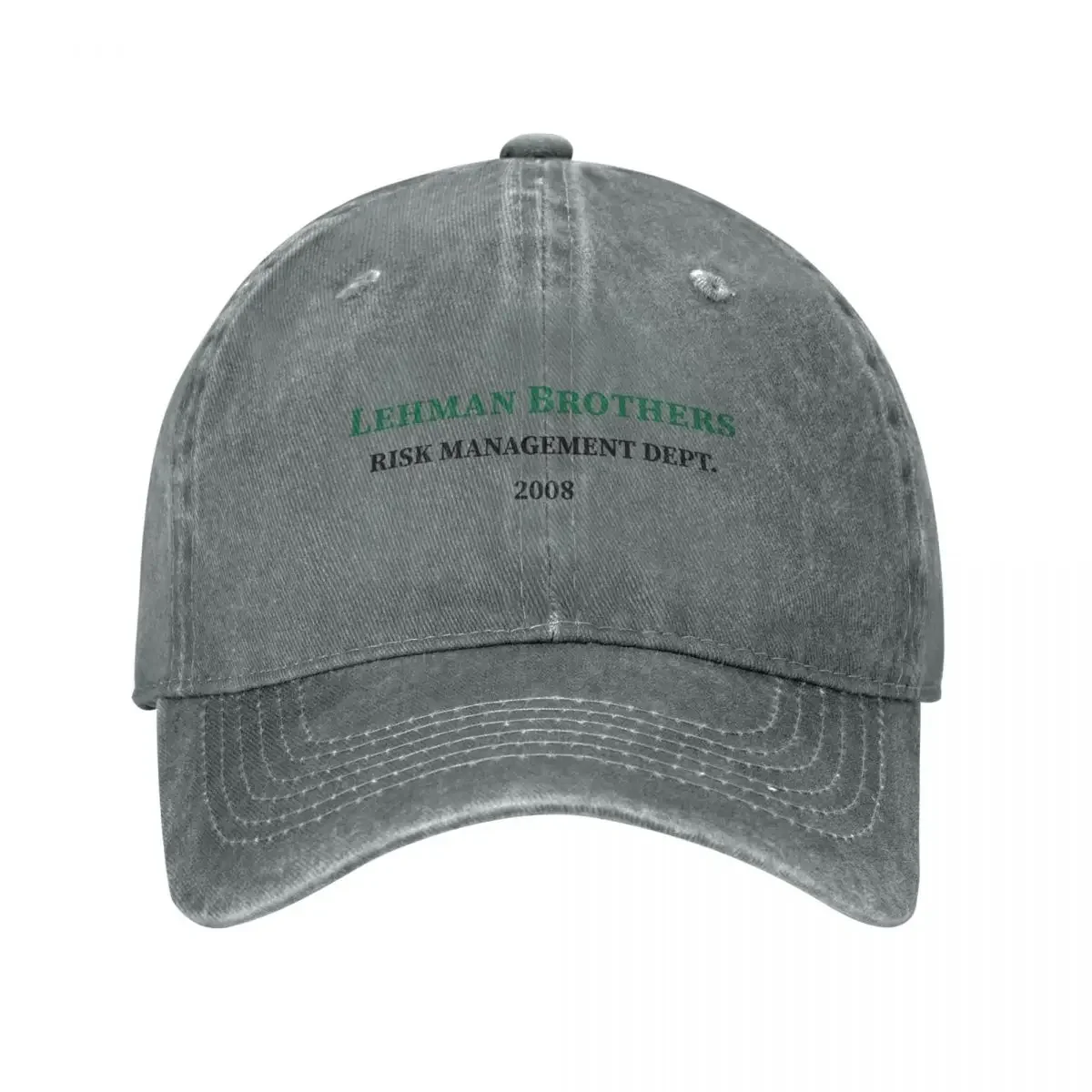 Lehman Brothers Risk Dept. Baseball Cap foam party Hat Mountaineering Visor Mens Caps Women's