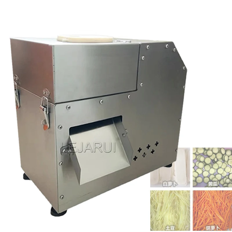 

Large Commercial Stainless Steel Electric Vegetable Cutter Tomato/Onion/Potato/Carrot/Apple/Pine Cone Cutting Machine