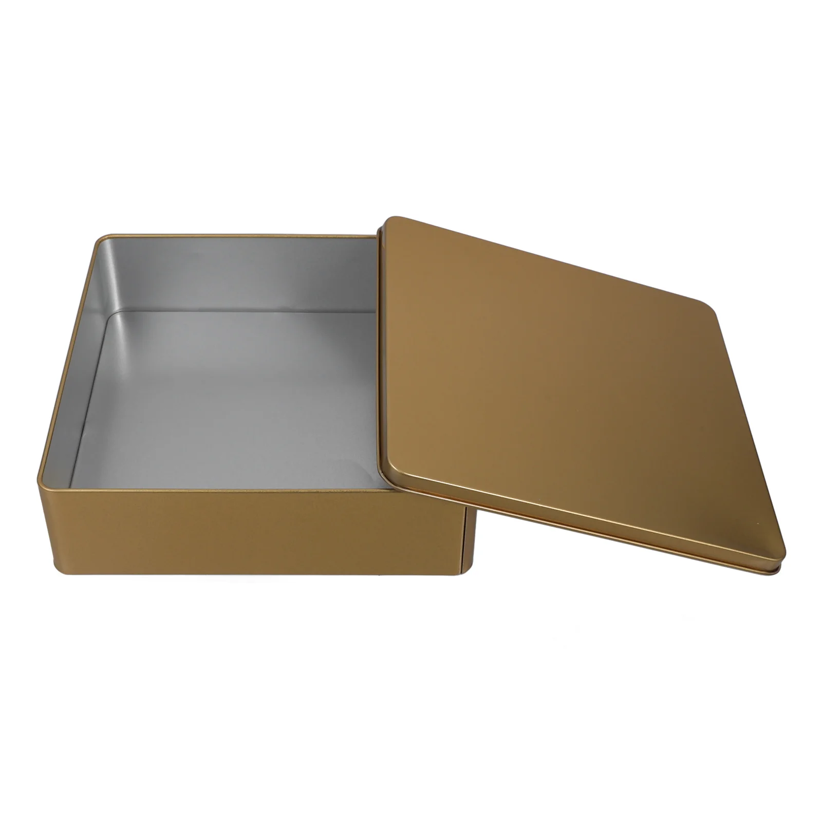 Iron Storage Box Cake Tin Empty Cans Packing Tins with Lids Candy Cookie for Giving Boxes Containers