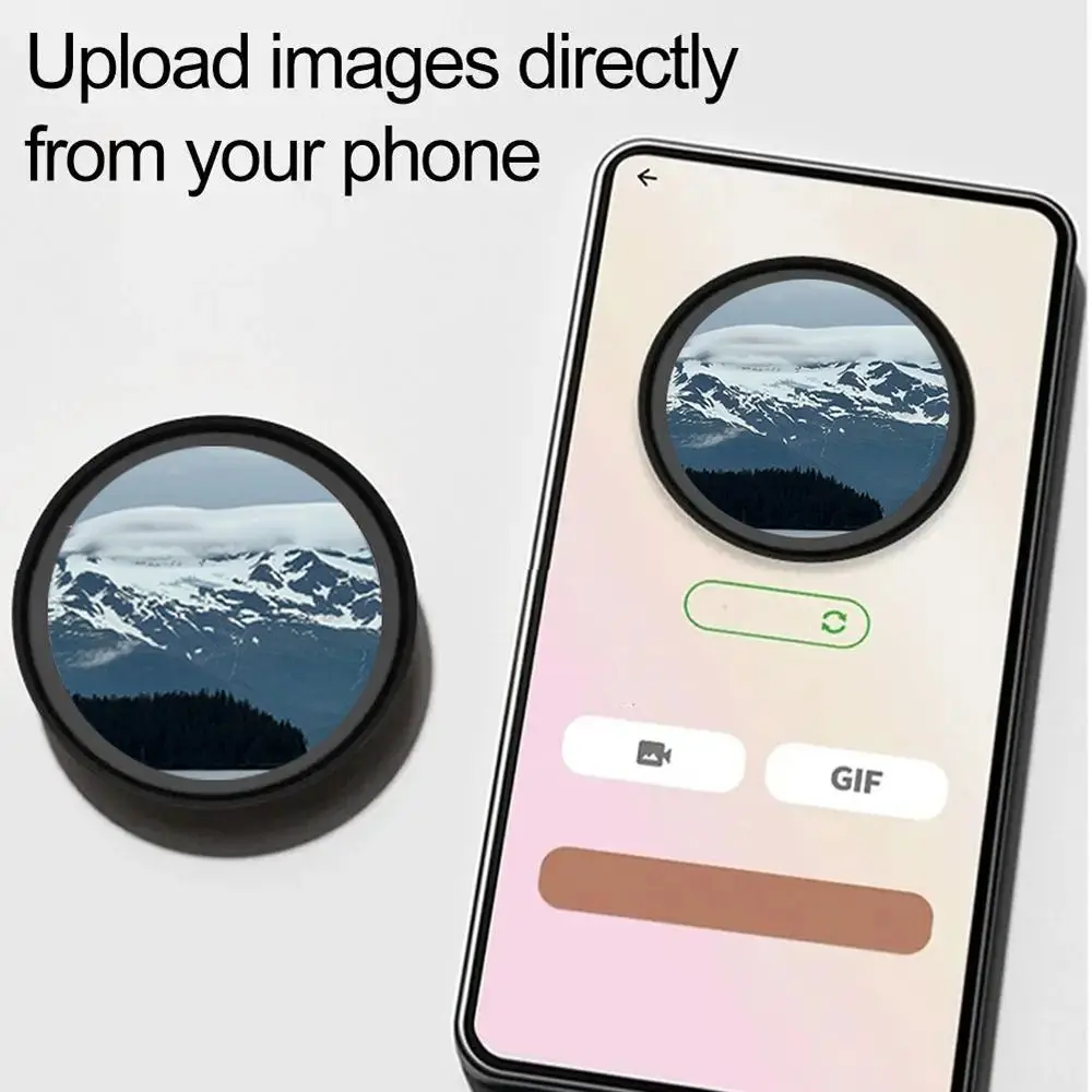 

Smart Bluetooth Electronic Display Badge 7 Color LED Changing Images Anime E-Badge App Control Two-Dimensional