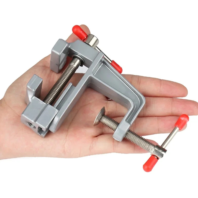 Miniature Small Jewelers Hobby Clamp On Table Flat Pliers Tool Mini Bench Vise Muliti-Funcational 3.5