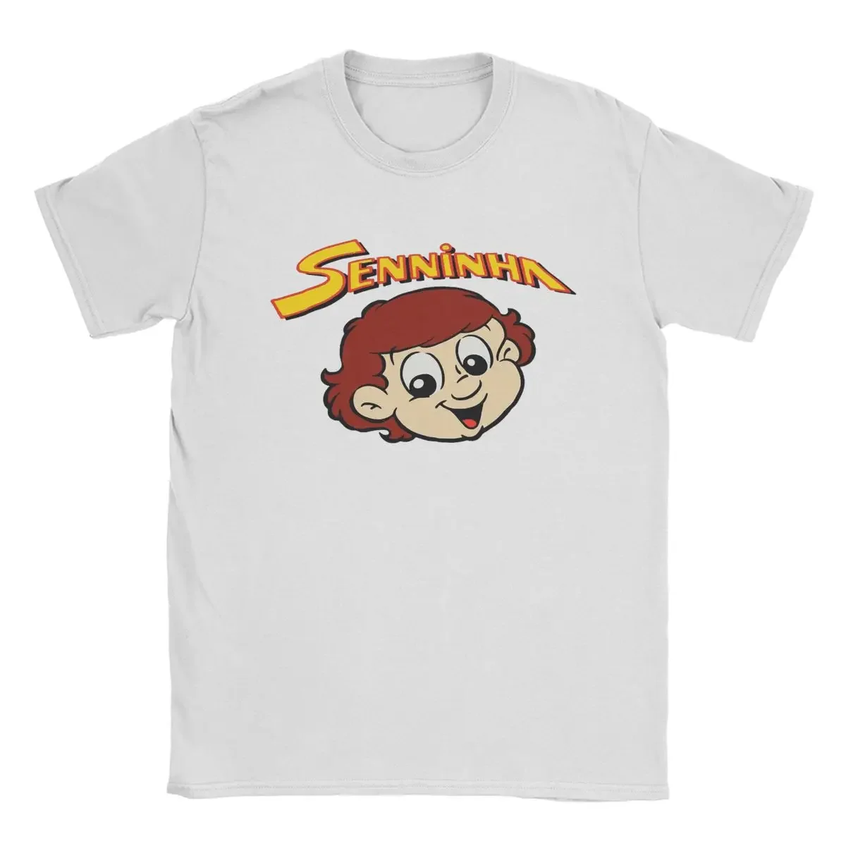 Senninha Ayrton Senna Cartoon Accessories Women Short Sleeve Funny T Shirt Graphic Print Clothes