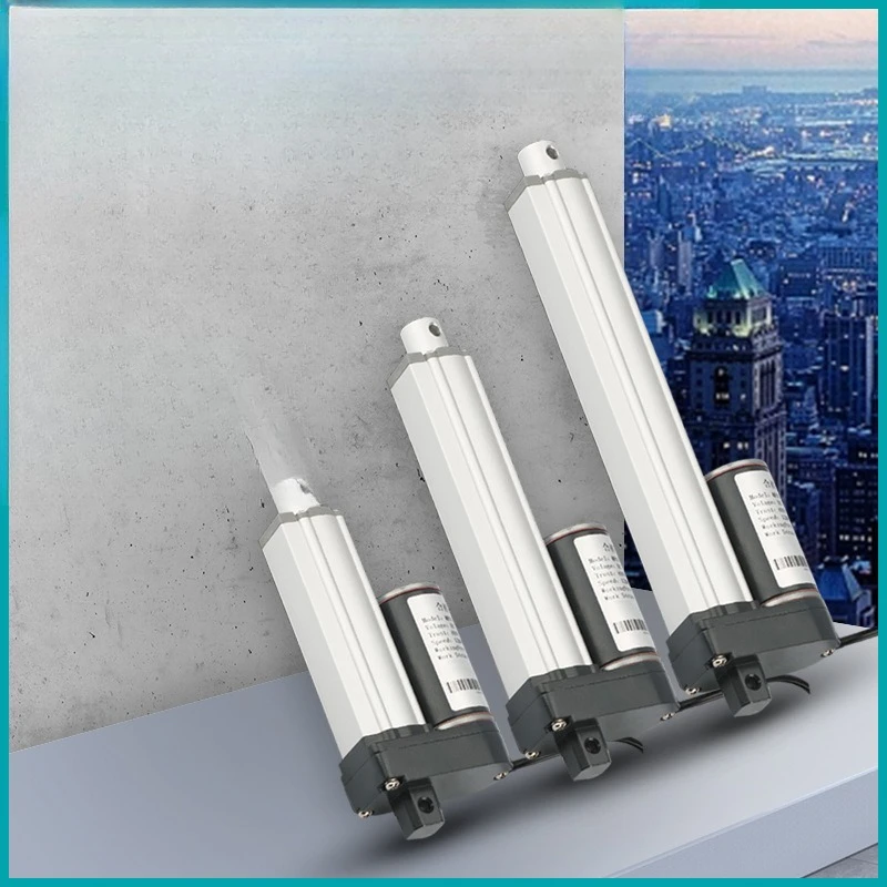 

Electric push rod Each stroke push Industrial DC telescopic Large thrust telescopic push