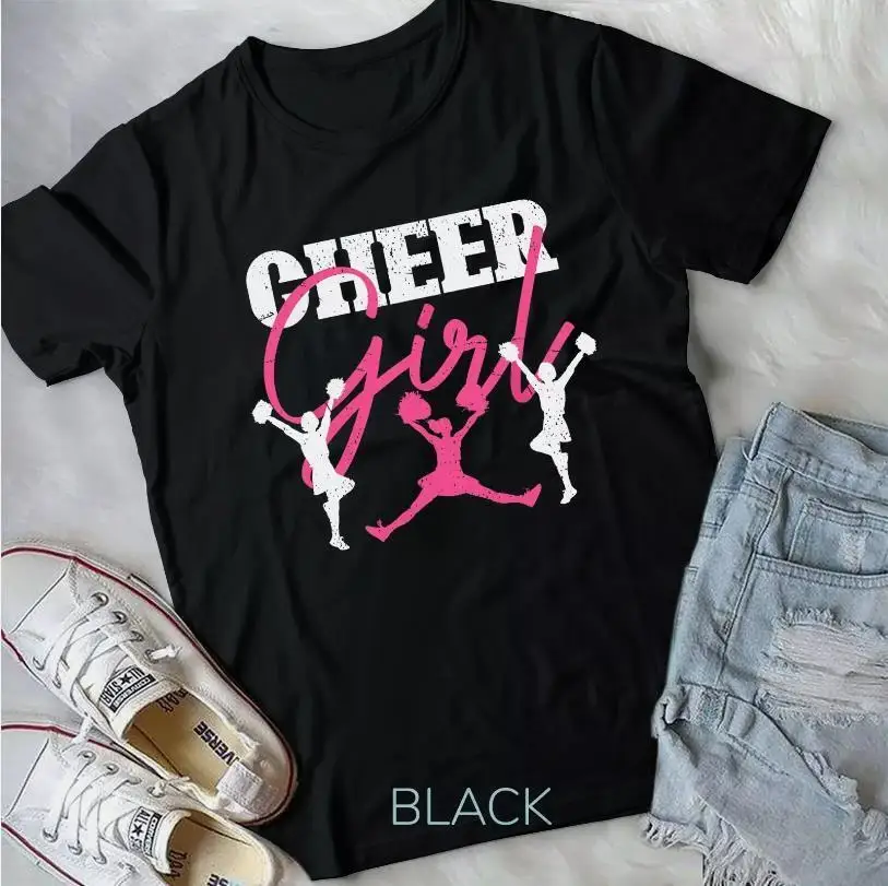 New Cheer Team Cheerleading Cheering Women Girls Cheerleader Unisex T-shirt