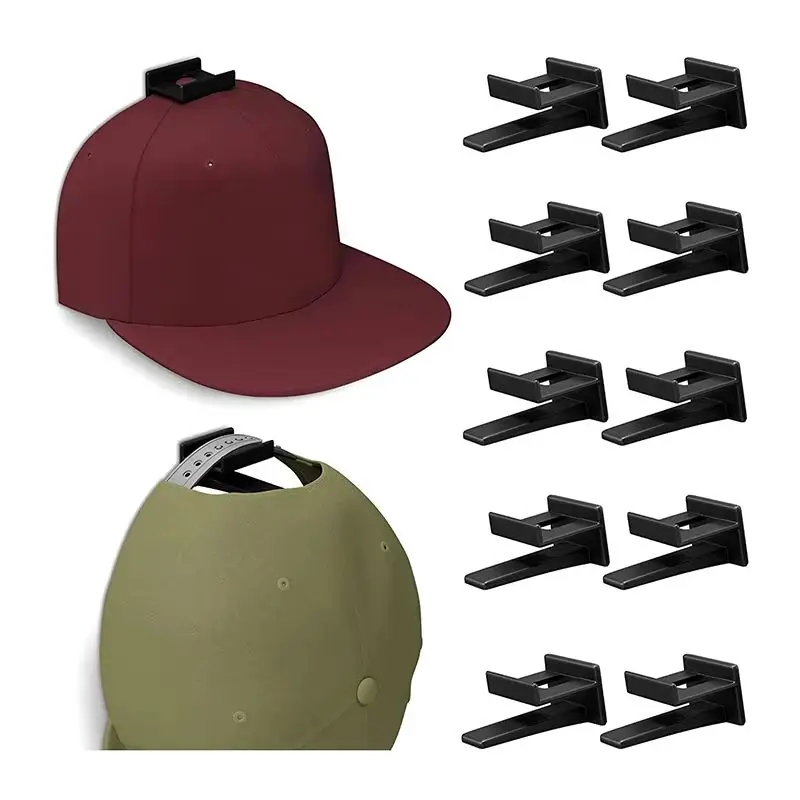 Hat Racks For Baseball Caps Adhesive Hat Hooks For Wall No Drilling Hat Organizer Cowboy Hat Holder Strong Hat Hanger