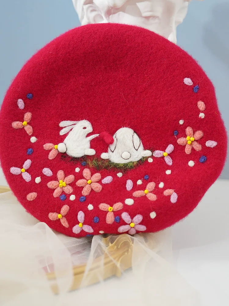 boina-de-lana-calida-con-conejitos-para-mujer-lindos-sombreros-de-lana