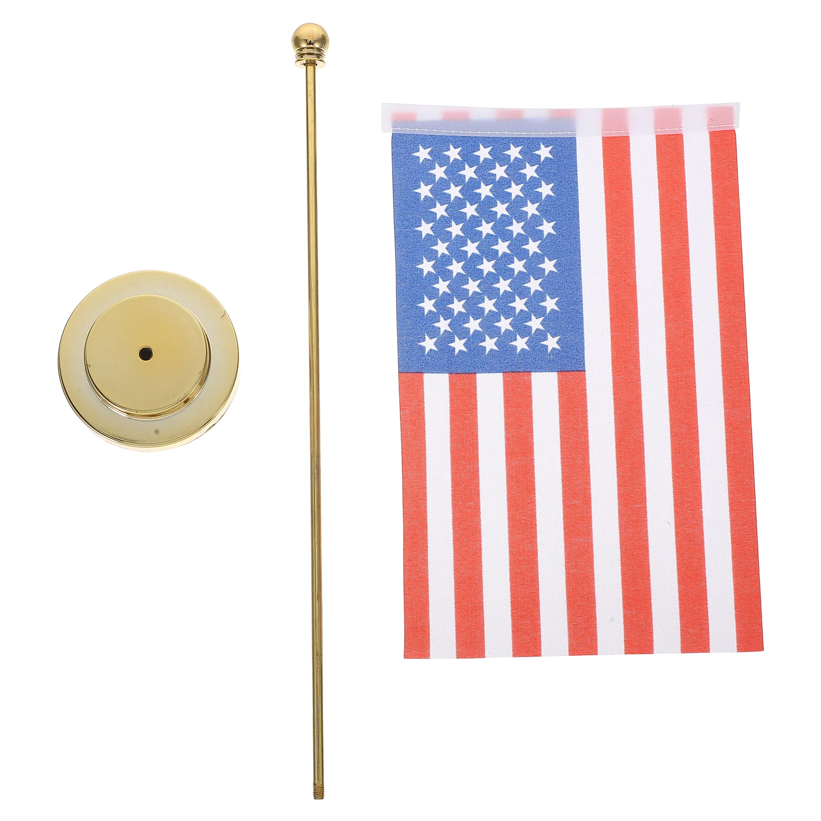 

American Desk Flag Iron Stand Stable Base Desktop Decoration for Office and Home Desk Flag Table Flags Office Home Table Flags