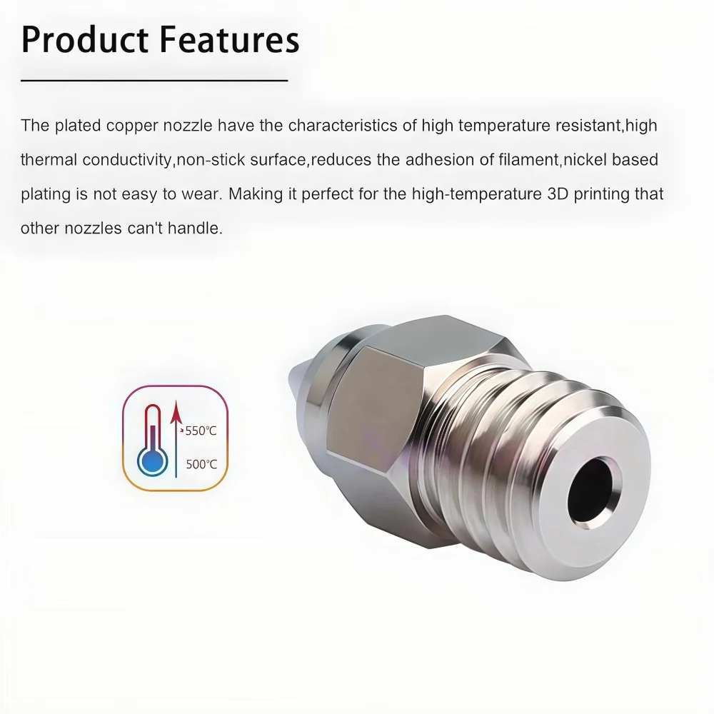 Offizielle Creality Ender 3 S1/CR-6 SE Düsen 0,2/0,4/0,6/0,8/1,0mm aus Messing/Legierung/Hartstahl, für Ender 3/Pro/V2/Max/Neo, Ender 5/Pro – Detail 5