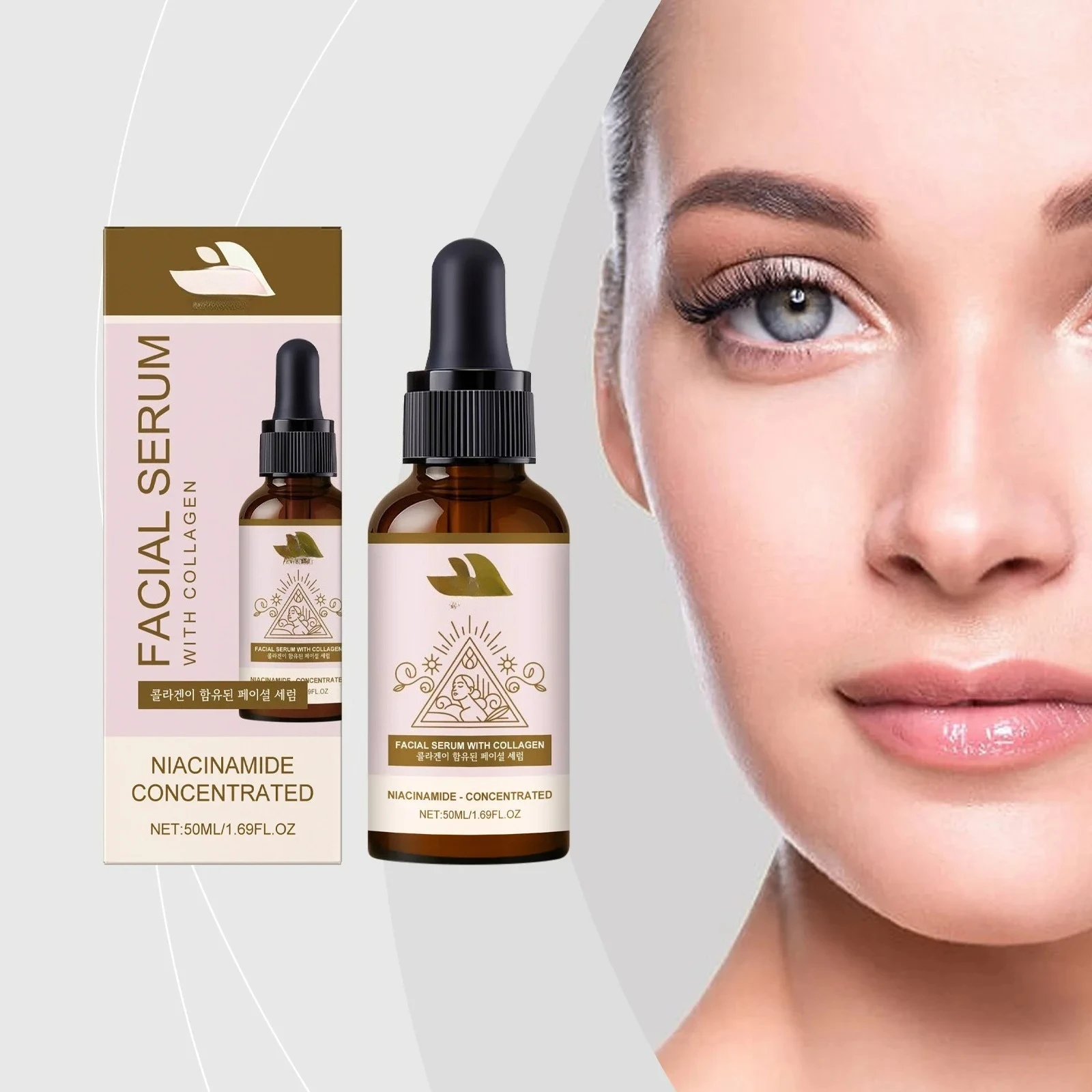 

Коллагеновая эссенция Глубоко питает и укрепляет эластичность лица и даже тон кожи Эссенция никотинамида