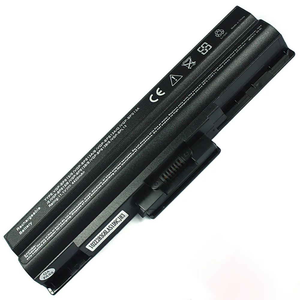 Laptop Battery For SONY VAIO 11.1V 4400mAh VGP-BPS21/S VGP-BPL21A VGP-BPS13/B VGP-BPS13A/B VGP-BPS21B VGP-BPL13