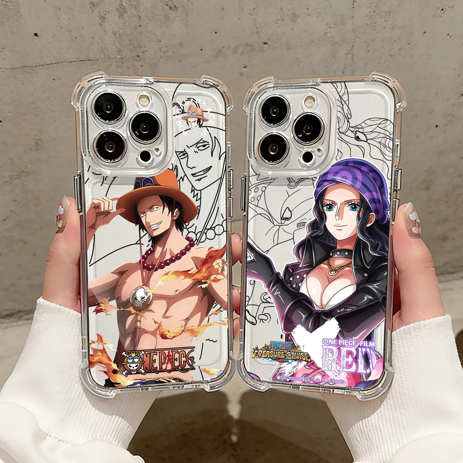 Anime Luffys Zoros Phone Case For Samsung A57 A07 A36 A26 A56 A16 A06 A55 A35 A25 A15 A54 A34 A24 A14 A13 A53 Clear Back Cover