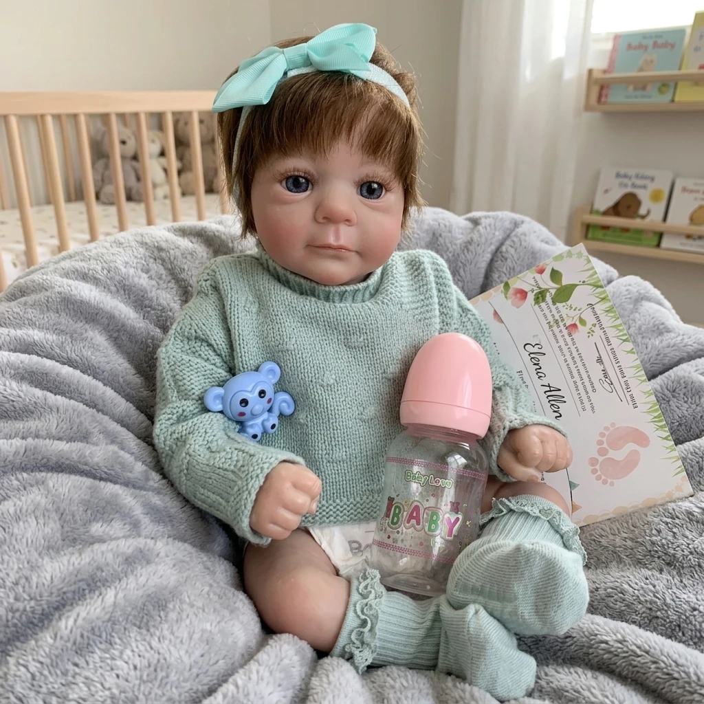 18-inch-felicia-cloth-body-lifelike-3d-painted-newborn-baby-doll-handmade-vinyl-doll-with-rooted-hair