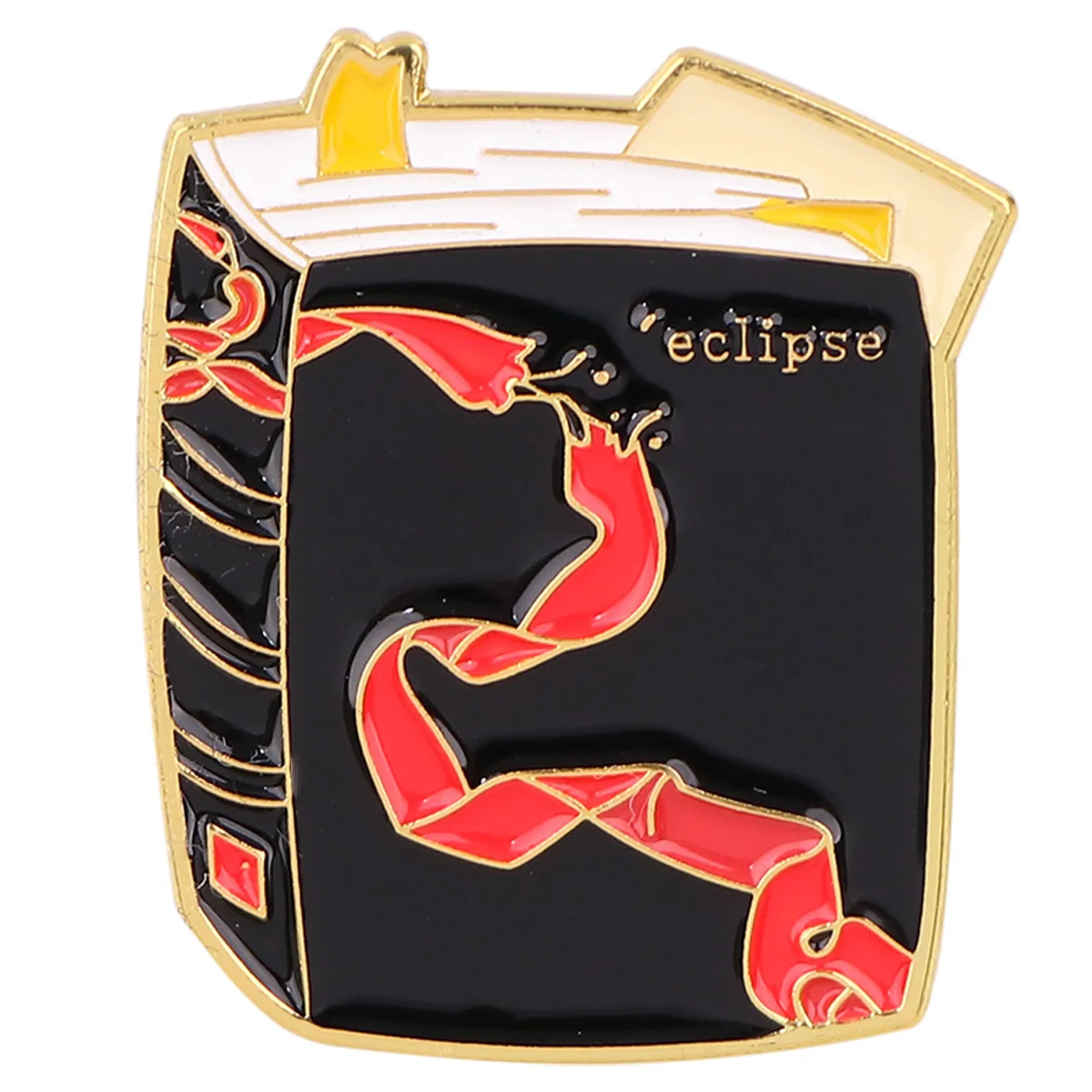 Twilight Enamel Pin, Colorful Fish Brooch Gift for Fans