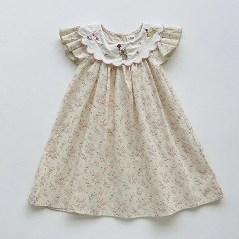 

Новые летние платья для девочек 2026 года: хлопковые с рукавами-крылышками, для детей 2-7 лет, на день рождения, для сестер, праздничные