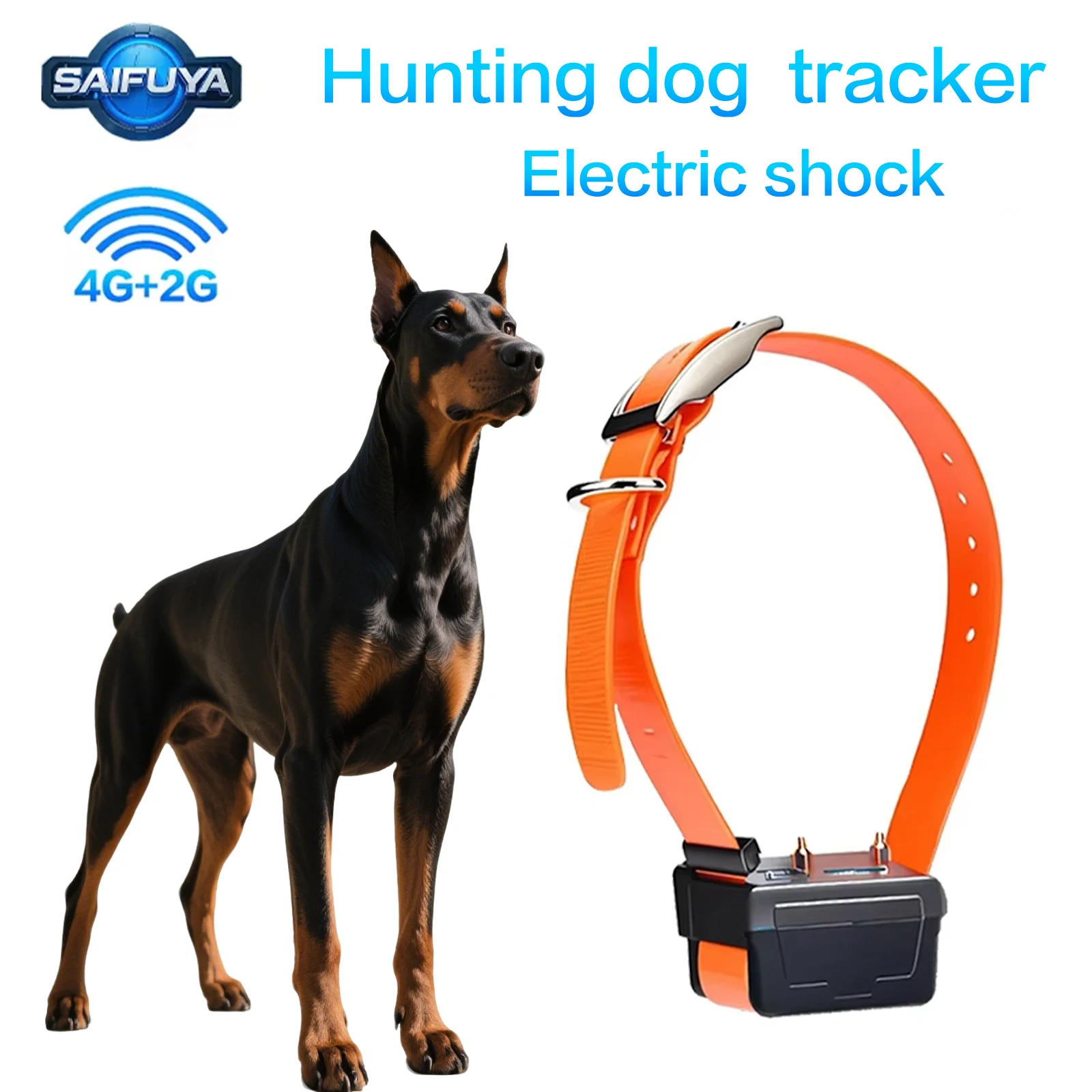 Hound Locator, Pet Gps Tracker, Waterproof and Rainproof, Large Dog Training Device, Remote Control, Sound and Light