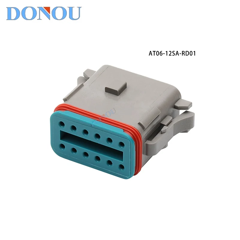 AT06-12SA-RD01 Engineering waterproof connector 12P wire harness connector female end plug sheath with terminal
