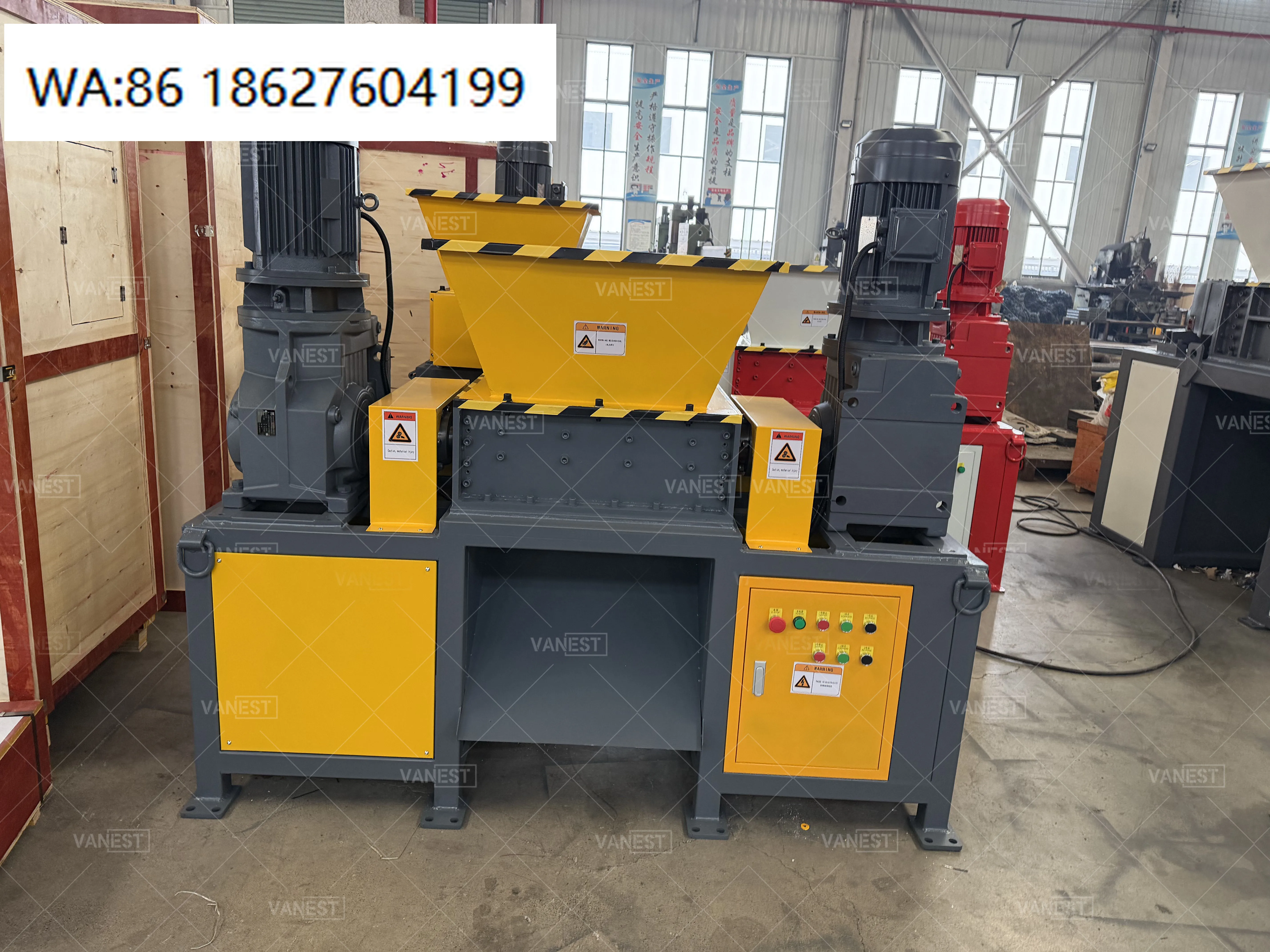 Mini Stable Running Tire Shredding Equipment Waste Disposal  Direct Supply For Small Scale Tire Recycling Projects