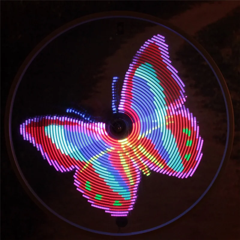 

ABHS-Spoke Lights Colorful Super Bright Customizable Patterns For Outdoor Bicycle Tire