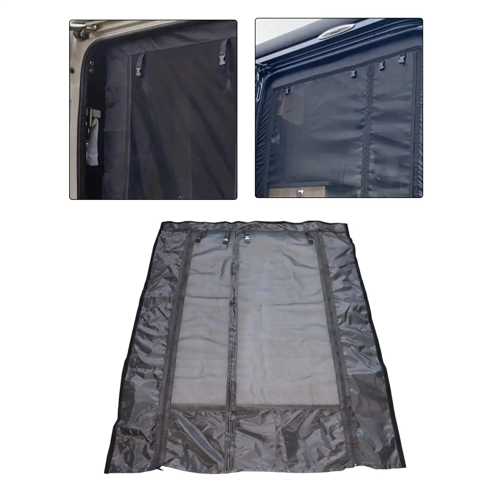 RV Door Screen Side Door Shelter Netting Mesh for Outdoor Car Road Trip