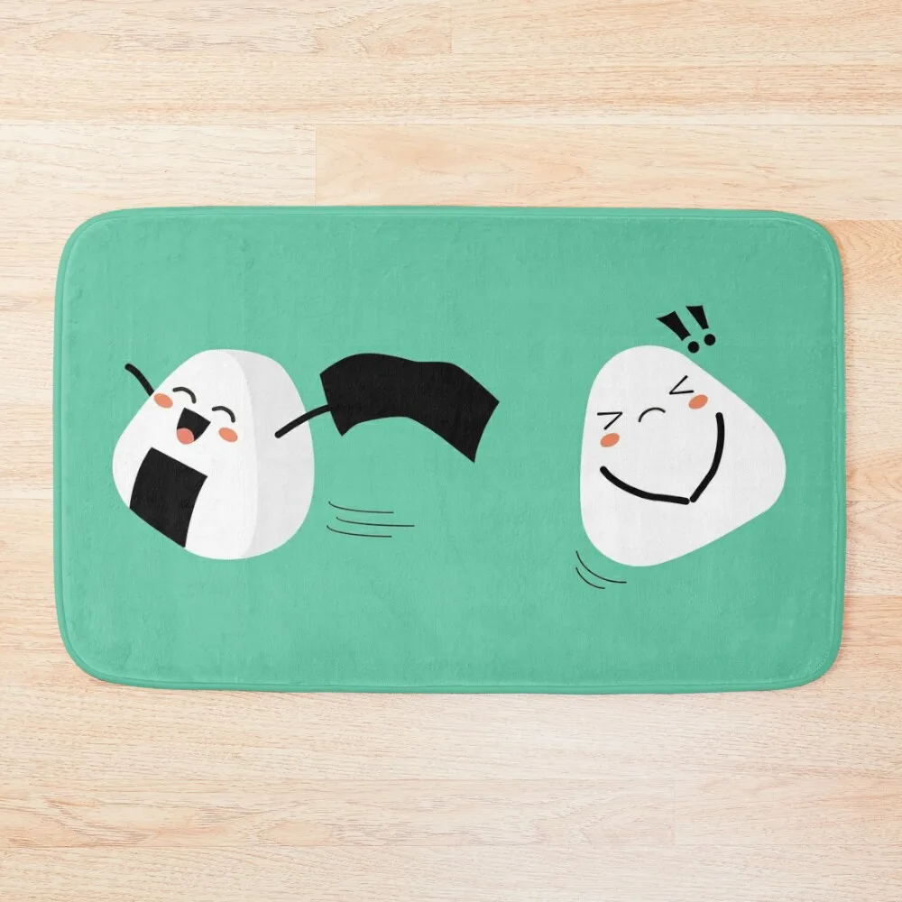 

Silly Play Onigiri Bath Mat Carpet Living Room Absorbent Rug Bath Accessories Bathroom Floor Mat