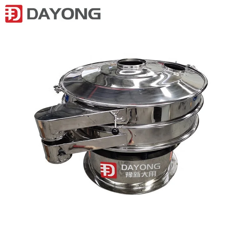 Automatic Industrial Stainless Steel Food Additives Rotary Vibrating Sieve Vibro Saparater For Fine Powder