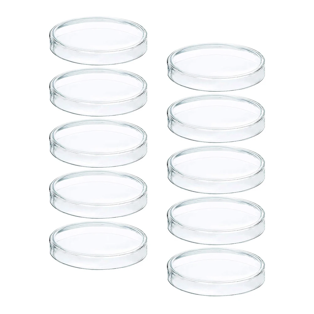 

10Pcs Petri Plates Plastic Culture Dishes Sterile Lids Laboratory Supplies Agar Plates Mushroom Agar Laboratory Use