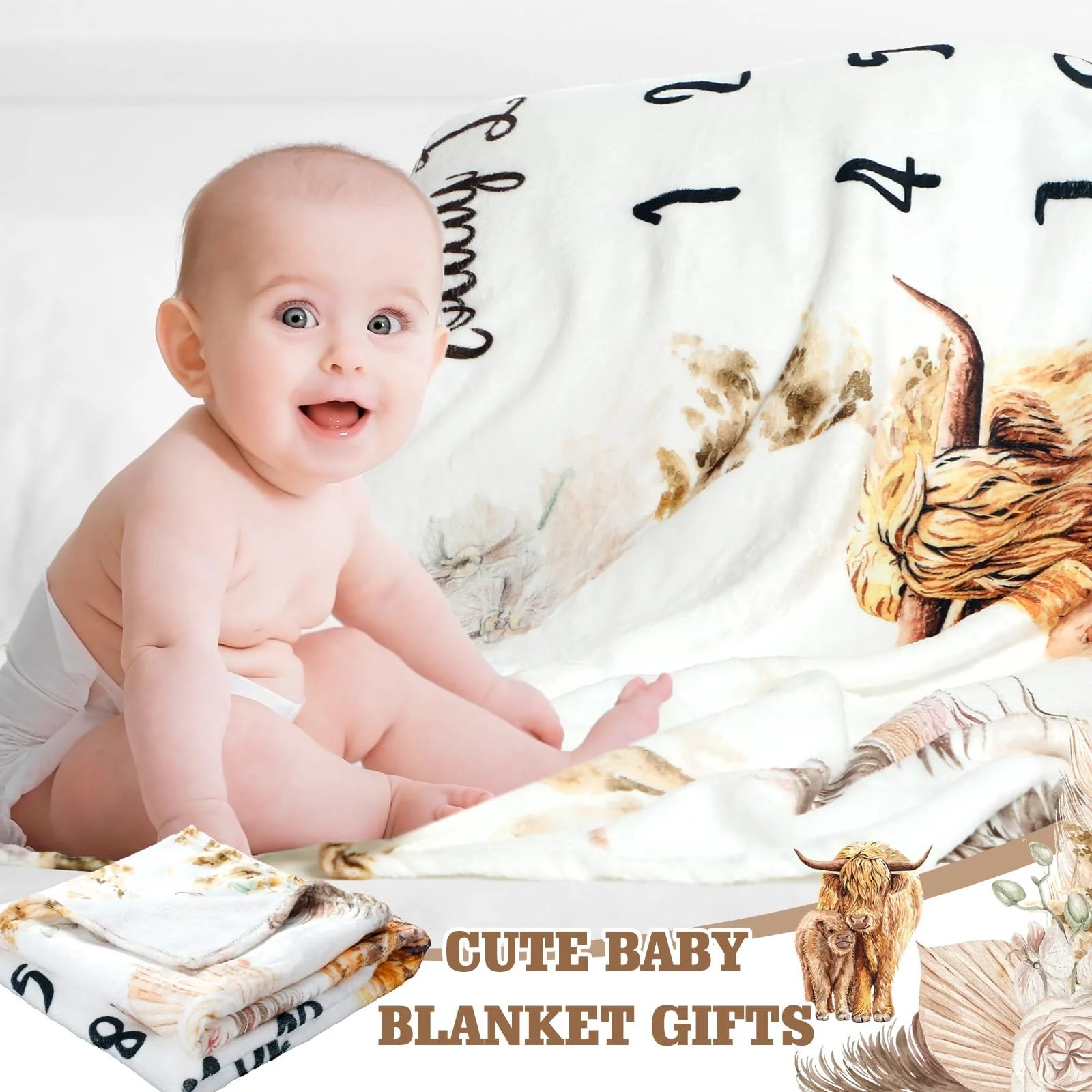 Manta de hito para bebé VIKAMA - Home Textiles Blanket reseña y precio