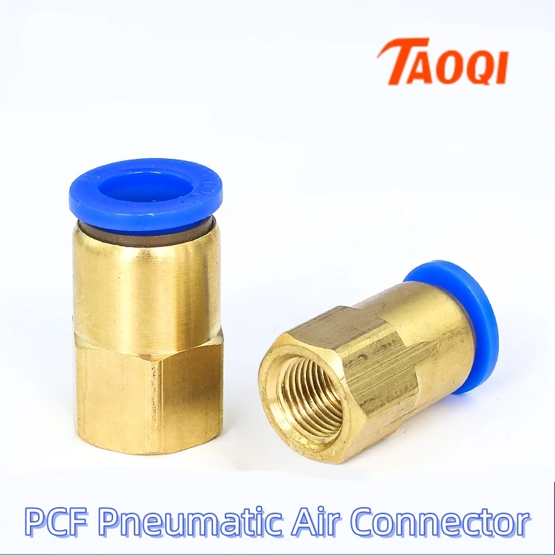 1/50Ps PCF Pneumatic Air Connector 4 6 8 10 12mm Hose Tube 1/8