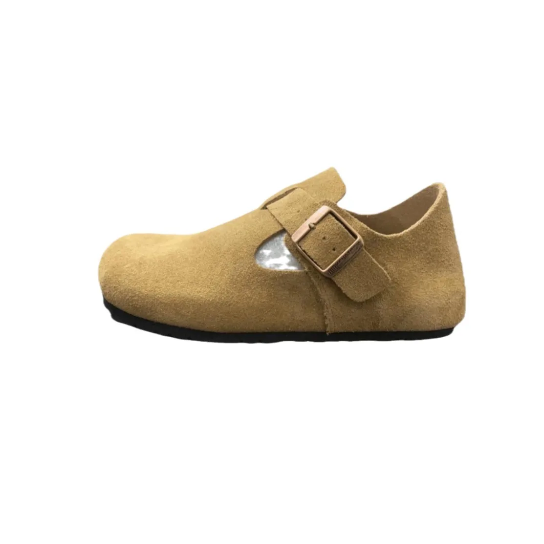 

Retro Baotou shoes cork two wear lazy bean shoes ugly cute shoes