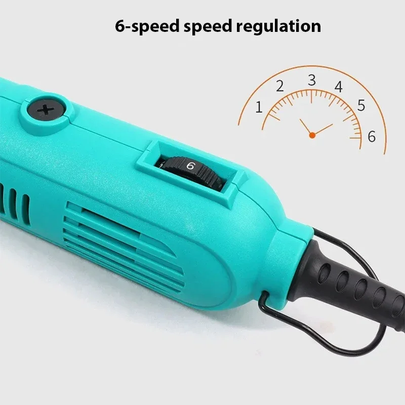 FOCSE 180W Electric Drill Dremel Grinder Mini Polishing Machines With Grinding Accessories Set Electric Rotary Tool Mini Drill