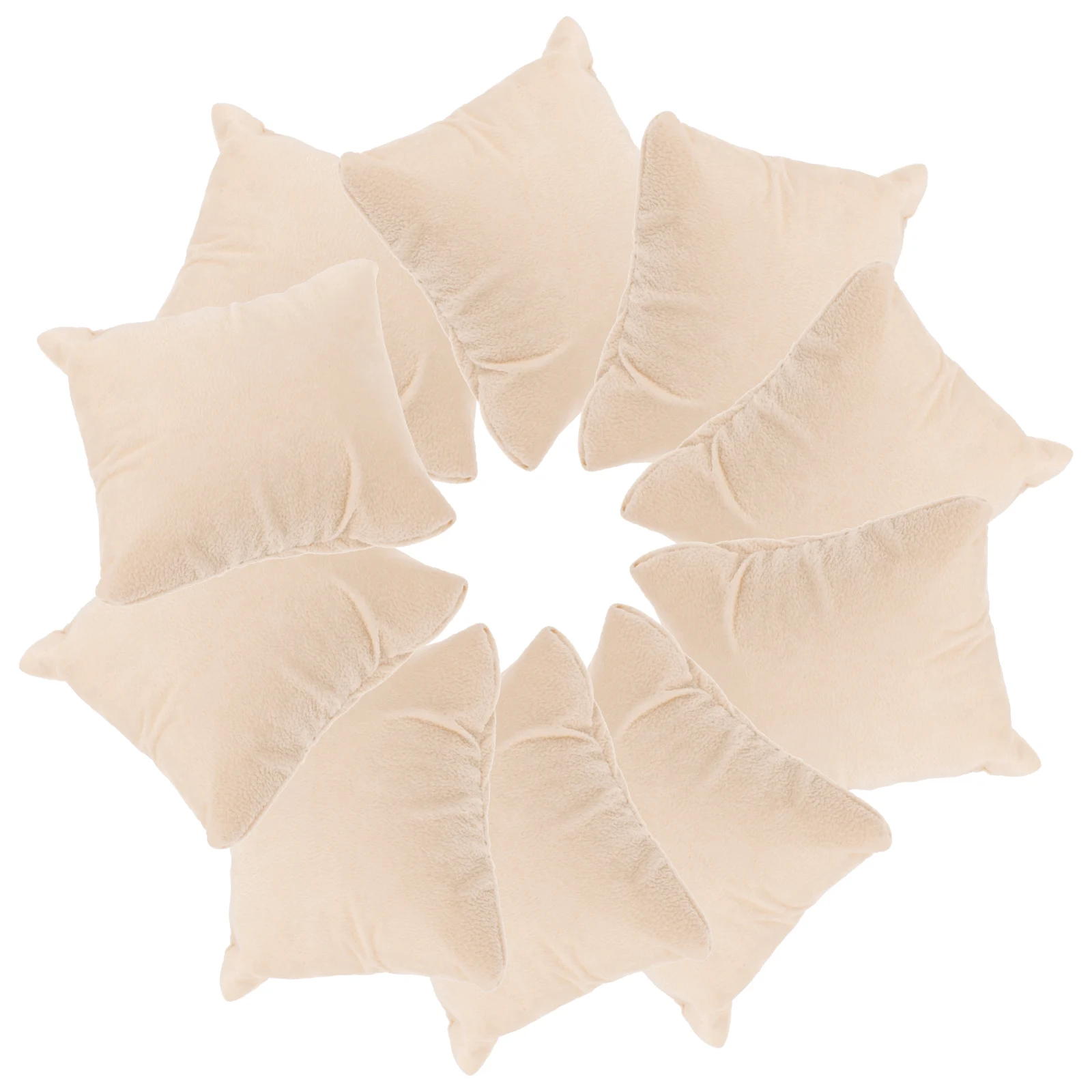 10 pezzi cuscino da esposizione cuscino di seta morbida per braccialetto braccialetto braccialetto cuscino porta gioielli esposizioni negozio al dettaglio